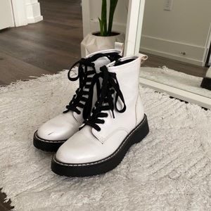 Madden girl white booties